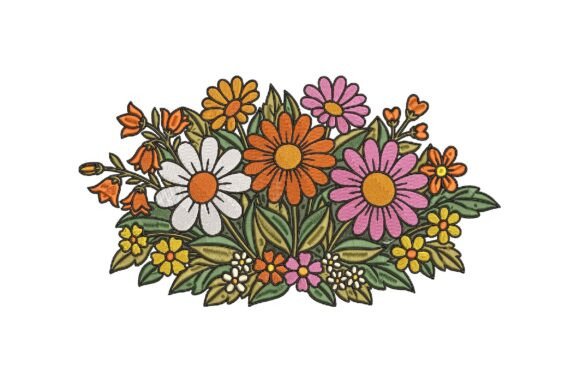 Review: Colorful Spring Flowers Embroidery